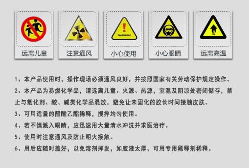 粘亚克力塑料胶水使用注意事项图片